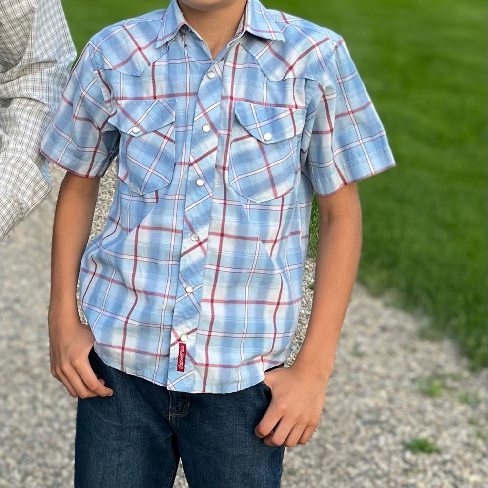 RIPZONE Boy’s Western Style Shirt, Size Small, like new